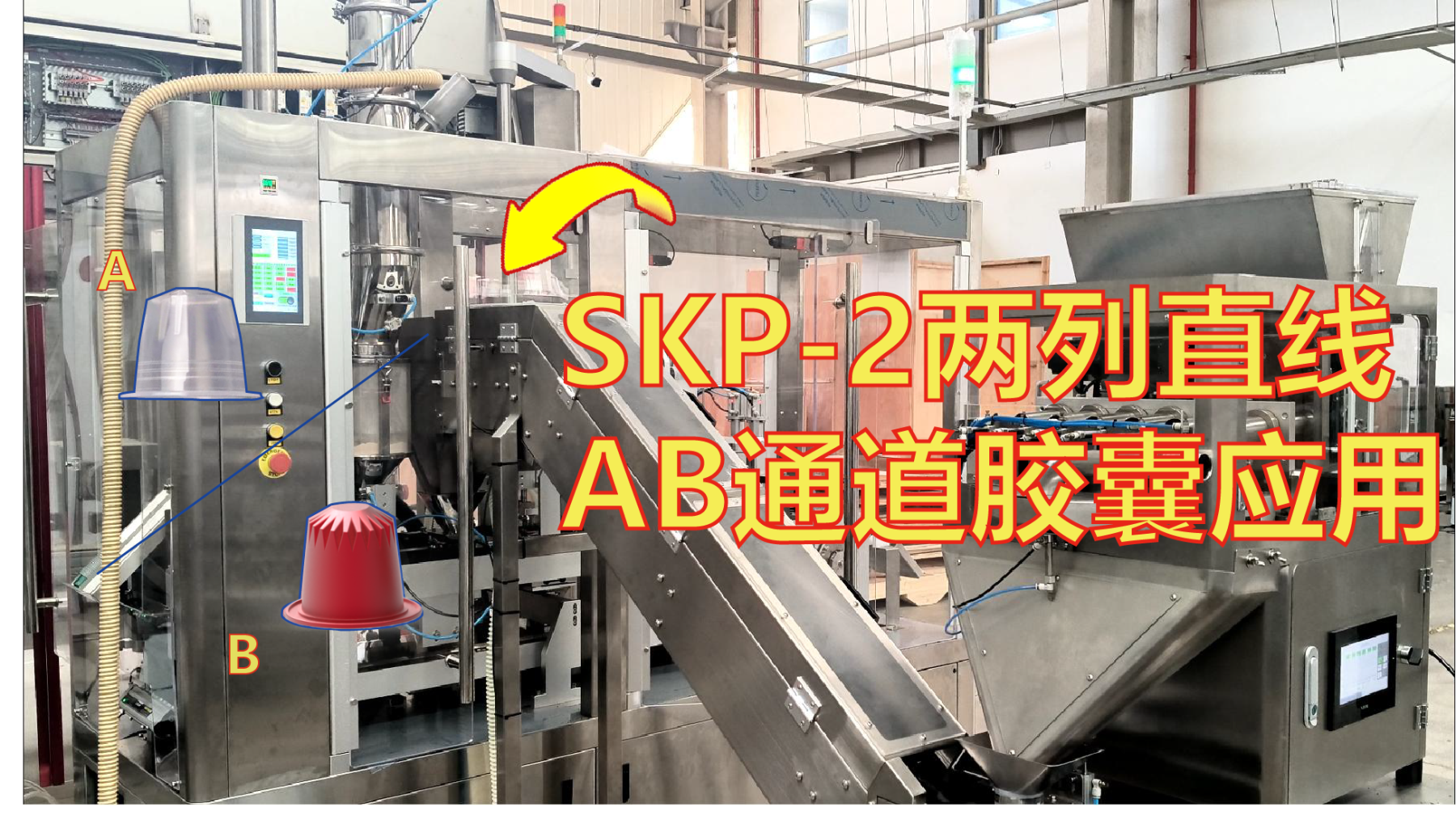 【设备介绍】SKP-2两列直线AB通道胶囊应用